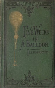 Five Weeks in a Balloon: Or, Journeys and Discoveries in Africa by Three Englishmen — Jules Verne cover