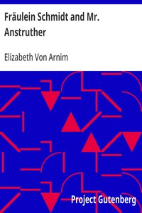 Fräulein Schmidt and Mr. Anstruther — Elizabeth Von Arnim cover