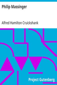 Philip Massinger cover
