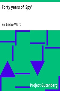 Forty years of 'Spy' — Leslie, Sir Ward cover