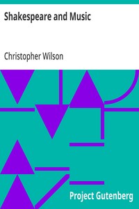 Shakespeare and Music — Christopher Wilson cover