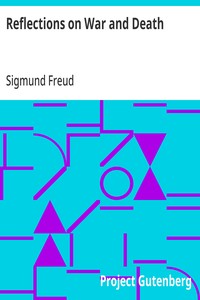 Reflections on War and Death — Sigmund Freud cover