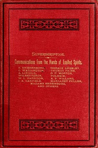A Book Written by the Spirits of the So-Called Dead — Anonymous cover