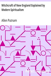 Witchcraft of New England Explained by Modern Spiritualism cover
