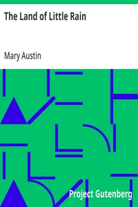 The Land of Little Rain — Mary Austin cover