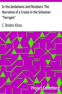 In the Andamans and Nicobars: The Narrative of a Cruise in the Schooner "Terrapin" — C. Boden (Cecil Boden) Kloss cover