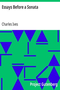 Essays Before a Sonata — Charles Ives cover