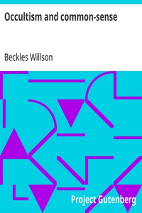 Occultism and common-sense cover