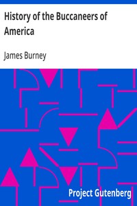 History of the Buccaneers of America — James Burney cover