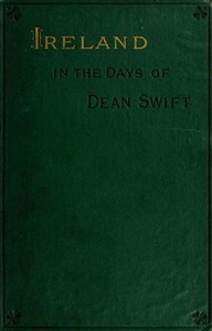 Ireland in the Days of Dean Swift (Irish Tracts, 1720 to 1734) — Jonathan Swift cover