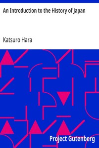 An Introduction to the History of Japan — Katsuro Hara cover