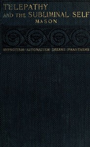 Telepathy and the Subliminal Self cover