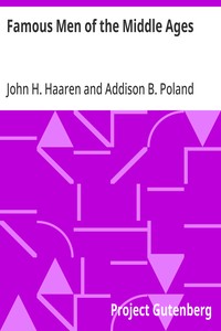 Famous Men of the Middle Ages — John H. (John Henry) Haaren cover