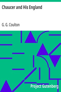 Chaucer and His England — G. G. (George Gordon) Coulton cover
