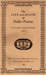 The Life and Death of Doctor Faustus Made into a Farce — Christopher Marlowe cover