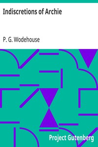 Indiscretions of Archie — P. G. (Pelham Grenville) Wodehouse cover