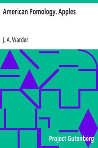 American Pomology. Apples — J. A. (John Aston) Warder cover
