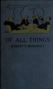 Of All Things — Robert Benchley cover