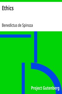 Ethics — Benedictus de Spinoza cover