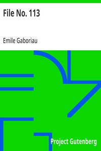 File No. 113 — Emile Gaboriau cover