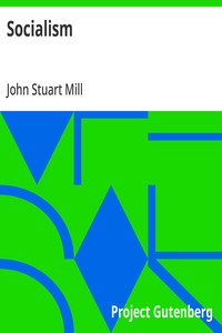 Socialism — John Stuart Mill cover