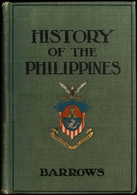 A History of the Philippines — David P. Barrows cover