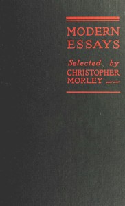Modern Essays — Anonymous cover
