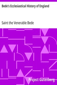 Bede's Ecclesiastical History of England — the Venerable, Saint Bede cover