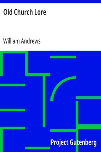 Old Church Lore — William Andrews cover