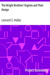 The Wright Brothers' Engines and Their Design — Leonard S. Hobbs cover