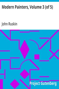 Modern Painters, Volume 3 (of 5) — John Ruskin cover