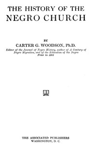 The History of the Negro Church cover