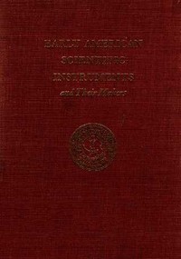 Early American Scientific Instruments and Their Makers — Silvio A. Bedini cover