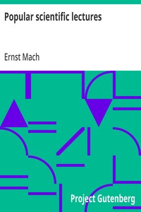 Popular scientific lectures — Ernst Mach cover