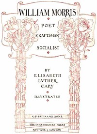 William Morris: Poet, Craftsman, Socialist cover