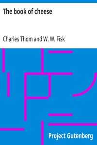 The book of cheese — Charles Thom cover