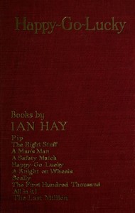 Happy-go-lucky — Ian Hay cover