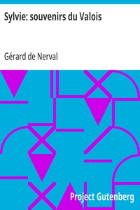 Sylvie: souvenirs du Valois — Gérard de Nerval cover