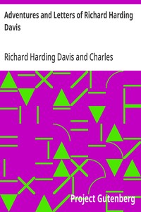 Adventures and Letters of Richard Harding Davis — Richard Harding Davis cover