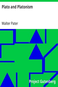 Plato and Platonism — Walter Pater cover