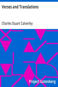 Verses and Translations — Charles Stuart Calverley cover