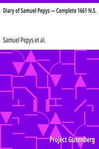 Diary of Samuel Pepys — Complete 1661 N.S. cover