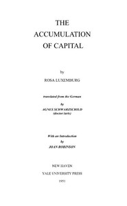 The Accumulation of Capital cover