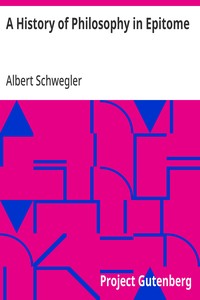 A History of Philosophy in Epitome cover