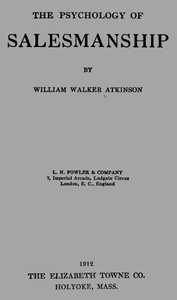 The Psychology of Salesmanship — William Walker Atkinson cover