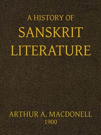 A History of Sanskrit Literature — Arthur Anthony Macdonell cover