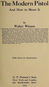 The Modern Pistol and How to Shoot It — Walter Winans cover