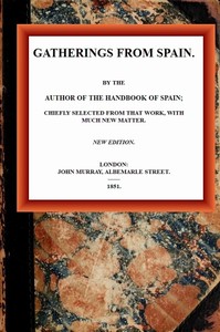 Gatherings from Spain — Richard Ford cover