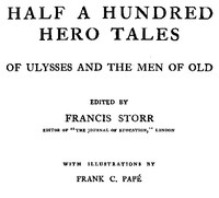 Half a Hundred Hero Tales of Ulysses and The Men of Old — Anonymous cover