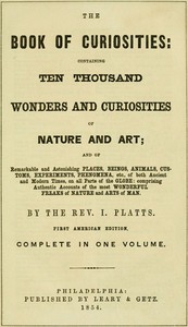 The Book of Curiosities — John Platts cover